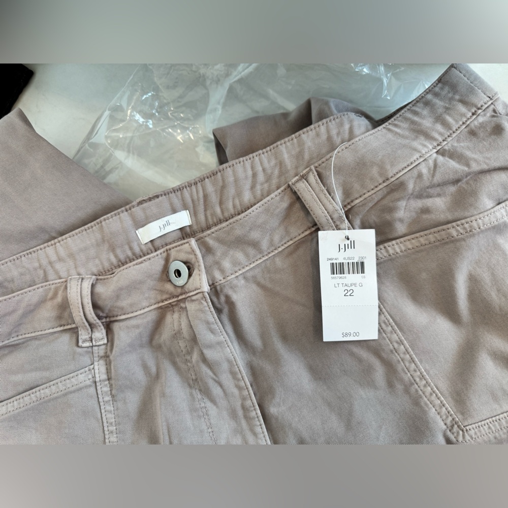 J Jill Taupe Jeans